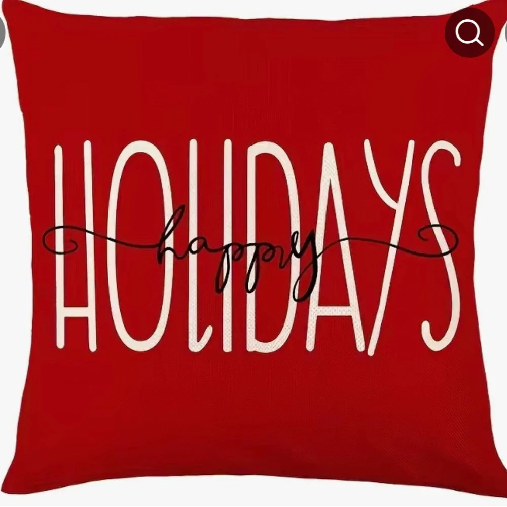 Christmas Pillowcases,17.7x17.7 Inch, Set Of 4, Pillow Inserts Not included B24 - Picture 4 of 6